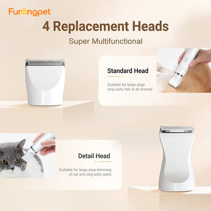 4-in-1 Electric Pet Hair Clipper Grooming Set