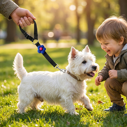2-in-1 Adjustable Dog Car Seat Belt and Leash