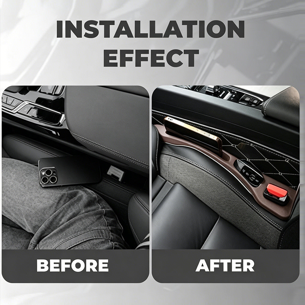 Car Seat Gap Filler with Storage Pocket