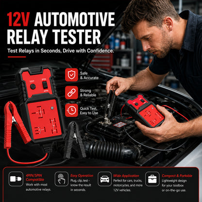 12V Automotive Relay Diagnostic Tester