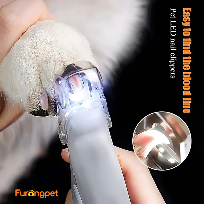 🎁LED Light Pet Nail Clippers - 5X Magnification