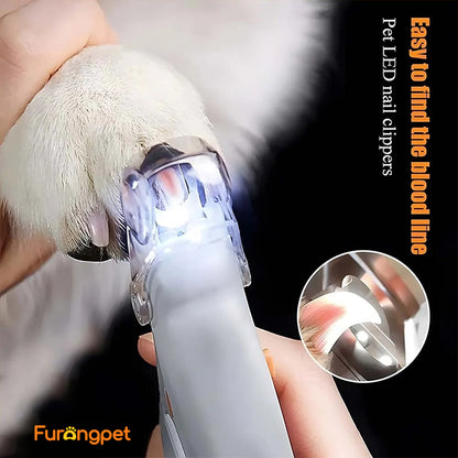 🎁LED Light Pet Nail Clippers - 5X Magnification
