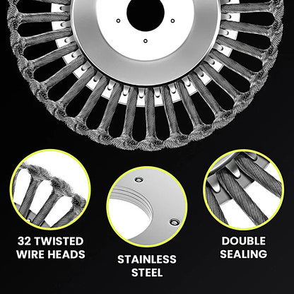 Heavy-Duty Steel Wire Trimmer Head