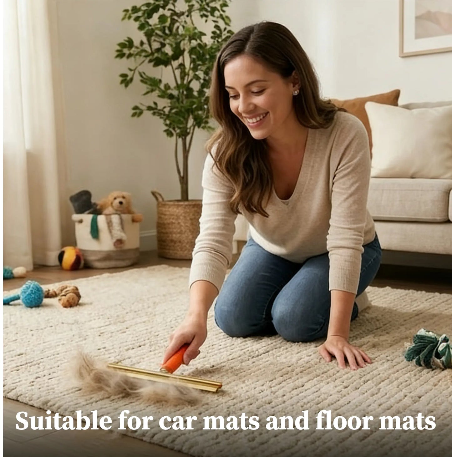 Furongpet™PET Car Mat Pet Hair Remover Brush