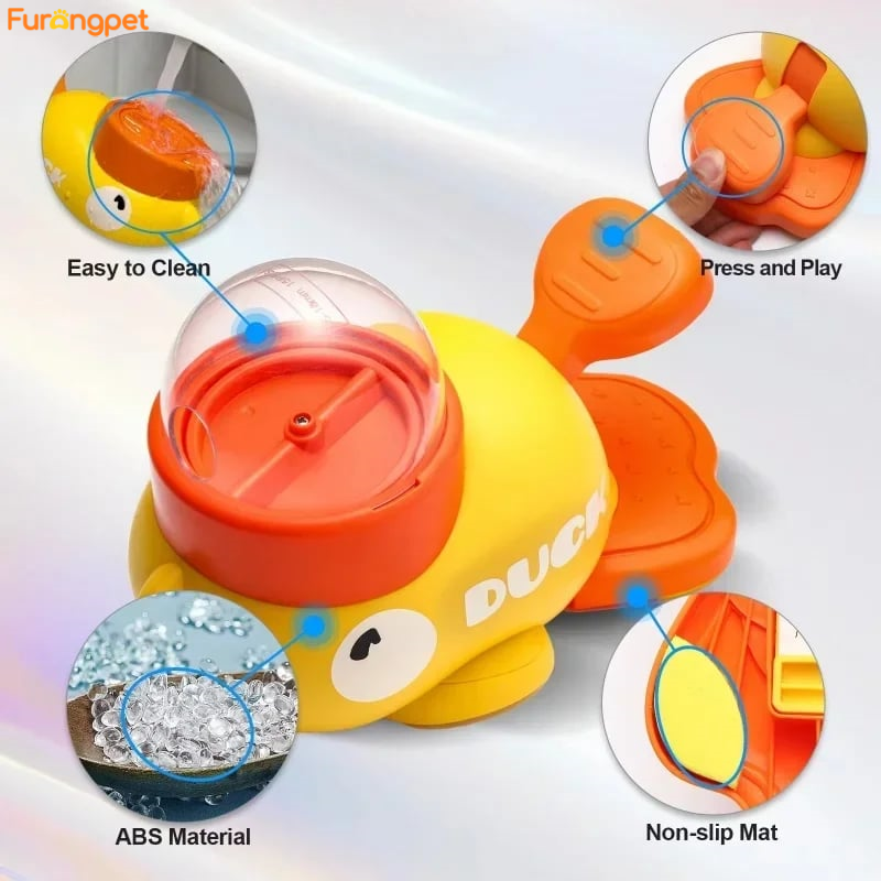 Interactive Duck Pet Feeder and Slow Feed Toy