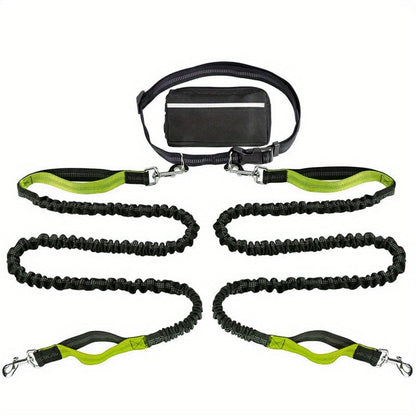 Furongpet™🐶Hands Free Dog Leash with Zipper Pouch