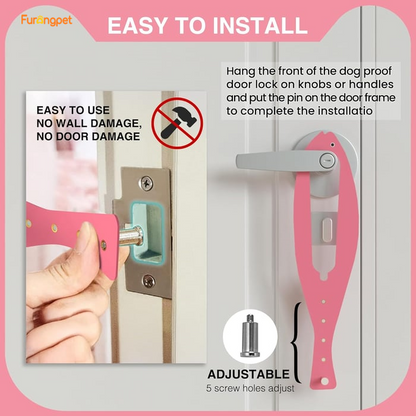 Adjustable Pet Door Holder & Stopper