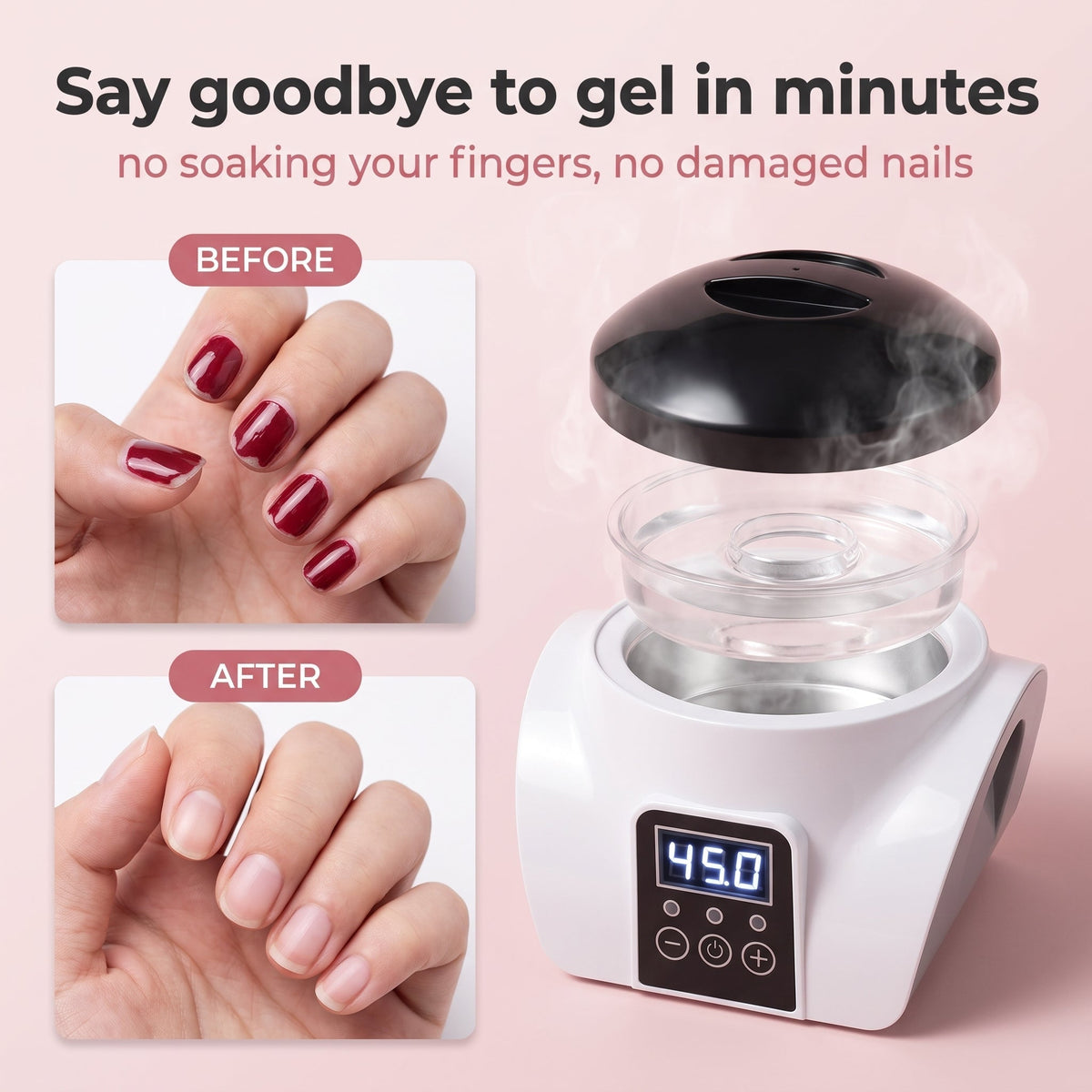 💅 Electric Steam Gel Nail Remover
