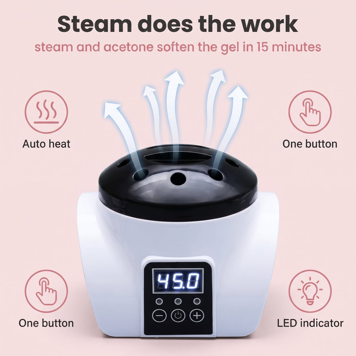 💅 Electric Steam Gel Nail Remover