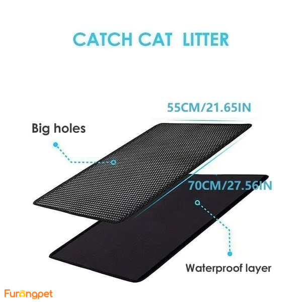 Furongpet™Non-Slip Cat Litter Mat