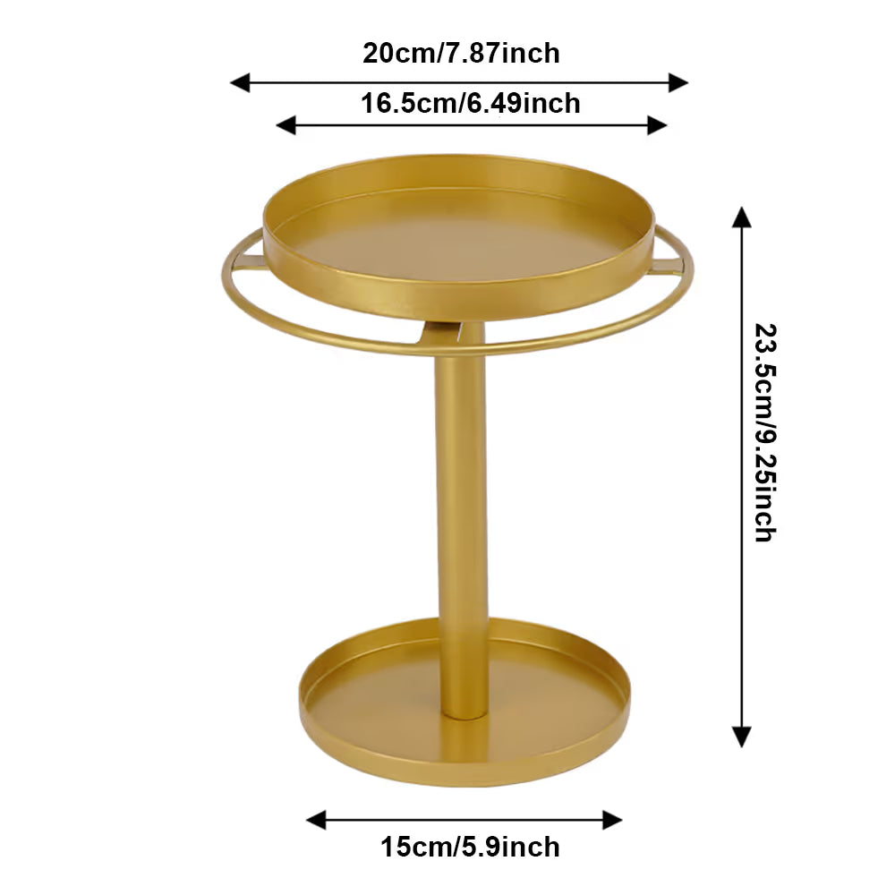 360° Rotating Sunglasses Organizer Stand — Eyewear Rack with Tray