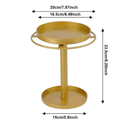 360° Rotating Sunglasses Organizer Stand — Eyewear Rack with Tray