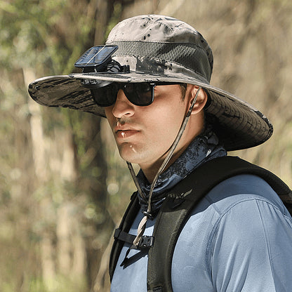 New Ultralight Solar Fan Sun Hat – Lighter Than a Baseball!