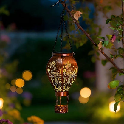 🌞 Solar Hot Air Balloon Garden Lantern