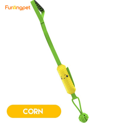 Dog Chew Rope Knot Toy With Handle