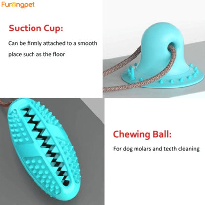 Dog Chew Toy Suction Cup Teeth Cleaner