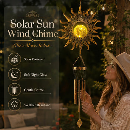 Solar Hanging Wind Chime Light