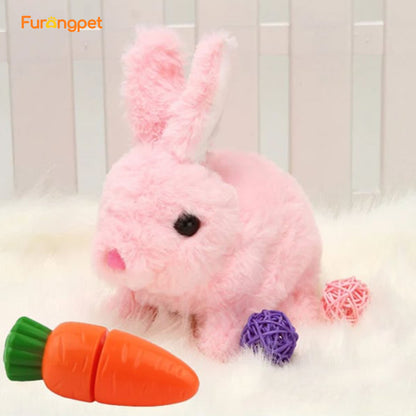Interactive Walking and Talking Bunny Toy for Pets