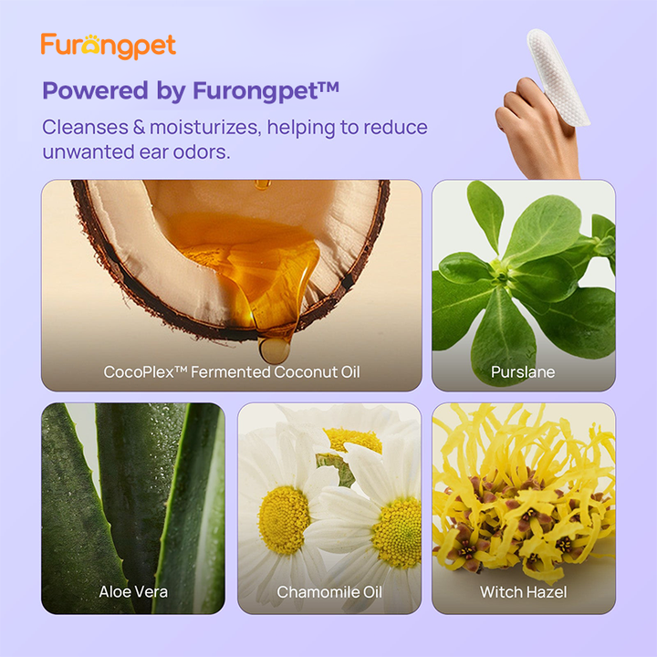 Furongpet™ Gentle Ear Relief Finger Wipes For Pets