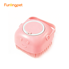 Bathroom Pet Bath Brush Massage Soft Silicone Comb Pet