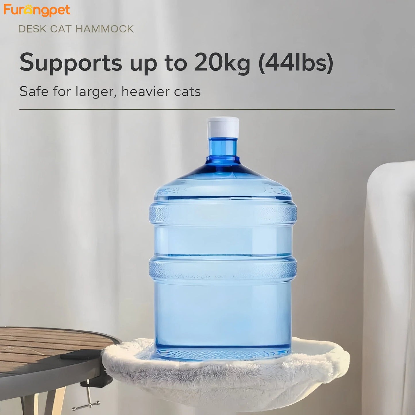 Furongpet™ Cozy Desk-Side Cat Nest