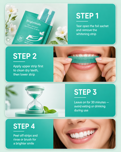 Whitening Strips – Professional Teeth Whitening in Just 30 Minutes