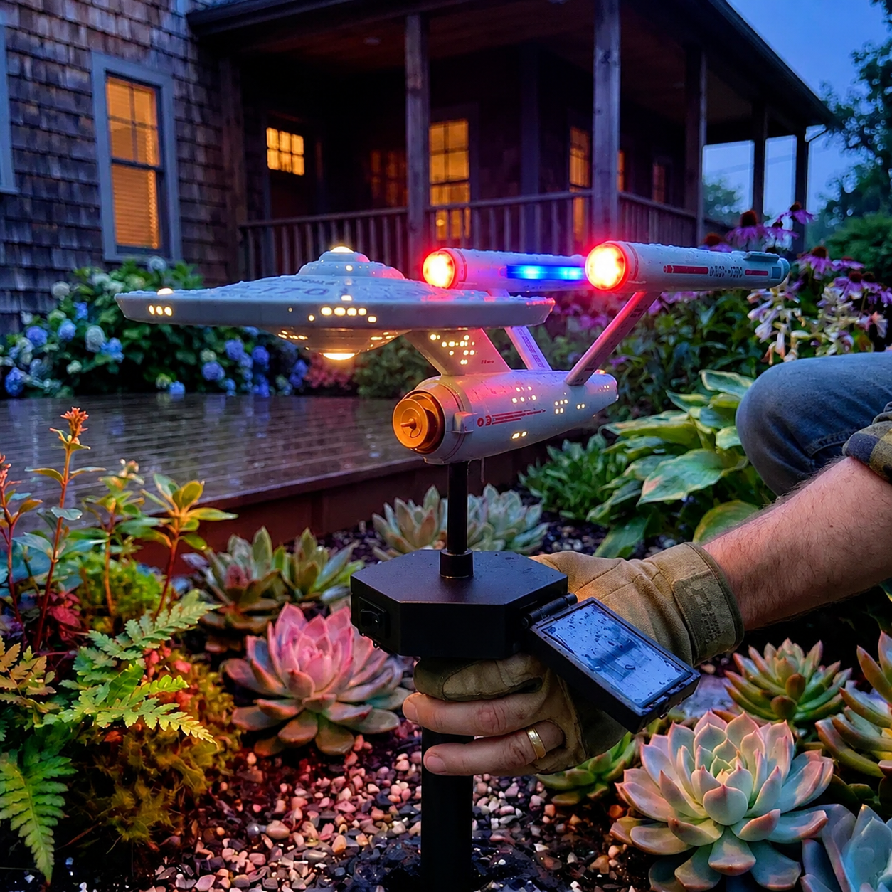 60th Anniversary Enterprise Solar Garden Light