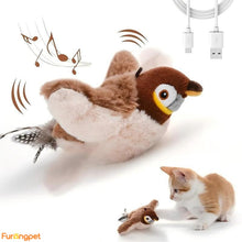 Interactive Chirping & Flapping Toy for Pets