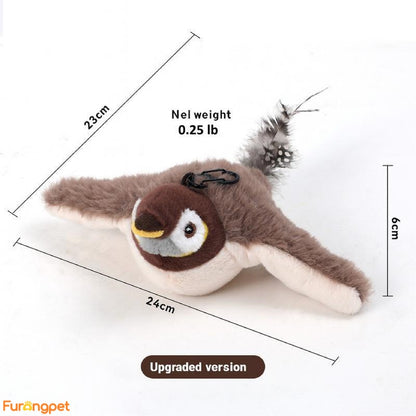 Interactive Chirping & Flapping Toy for Pets