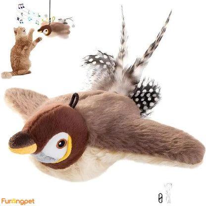 Interactive Chirping & Flapping Toy for Pets