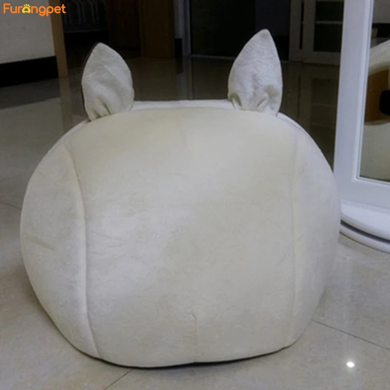 Deep Sleep Comfort Pet Bed - Anti-Anxiety Soft Plush Nest