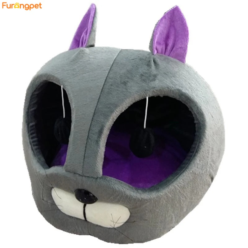 Deep Sleep Comfort Pet Bed - Anti-Anxiety Soft Plush Nest
