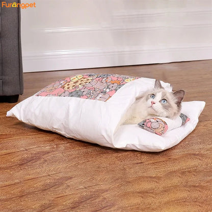 Removable Washable Pet Bed for Cats & Small Dogs