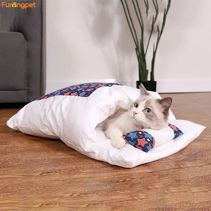 Removable Washable Pet Bed for Cats & Small Dogs