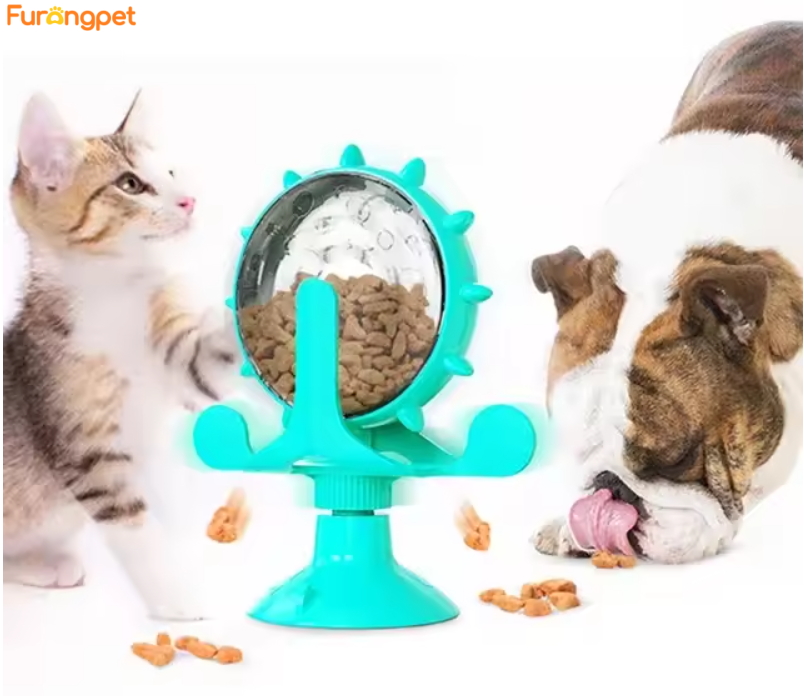 Interactive Treat Spinner – Puzzle Feeder Toy for Dogs & Cats
