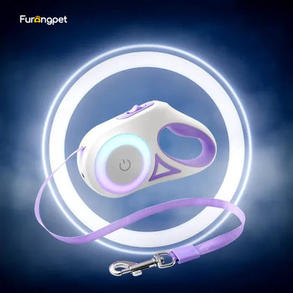 Automatisk LED-Hundkoppel med Ficklampa（196 in）