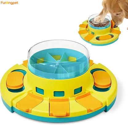 Furongpet🐶Interactive Slow Feeder Dog Bowl – 2-in-1 Puzzle Feeding Bowl for Mental Stimulation