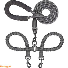 Furongpet™ Heavy Duty Dog Leash with Shock Absorbing Bungee
