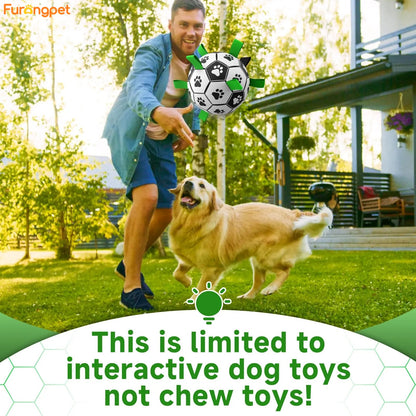Interactive Floating Dog Soccer Ball