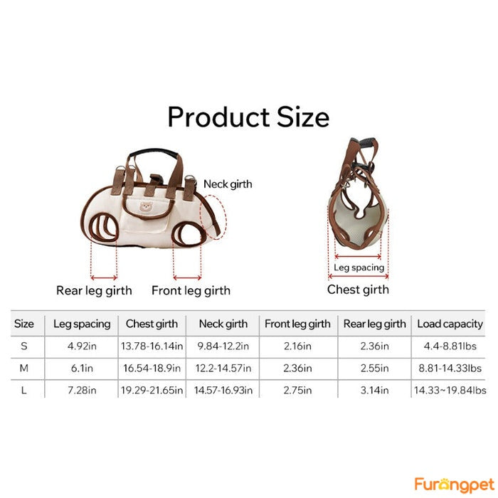 EasyGo Crossbody Pet Carrier Harness