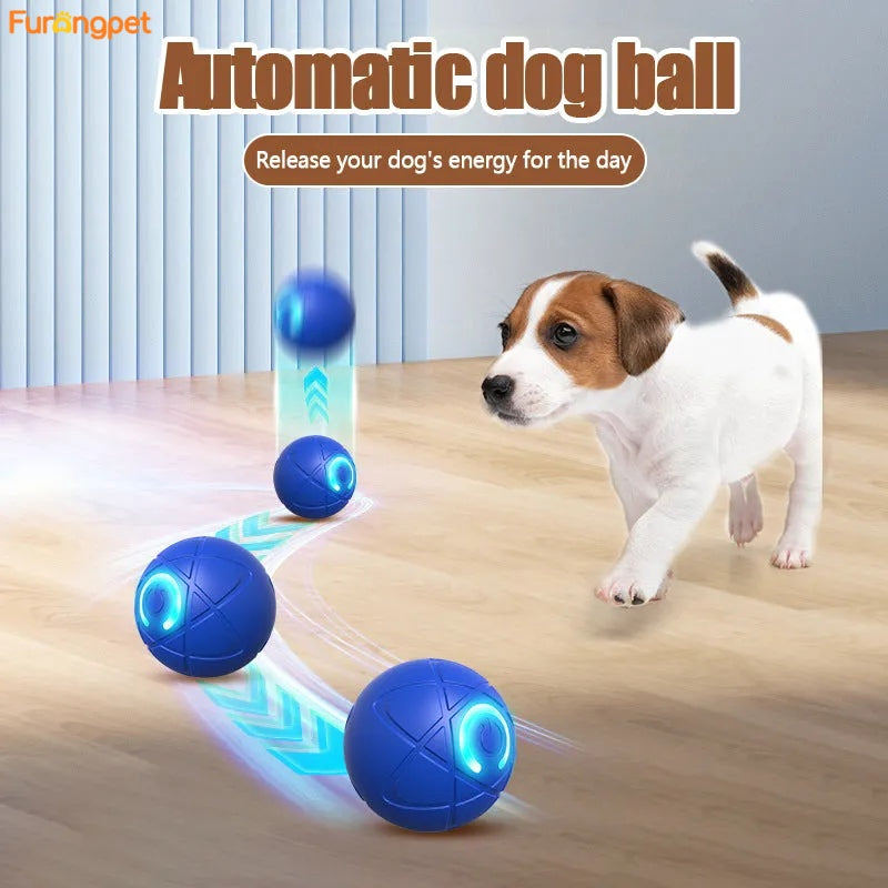 Interactive USB‑Rechargeable Bouncing Ball Toy for Dogs