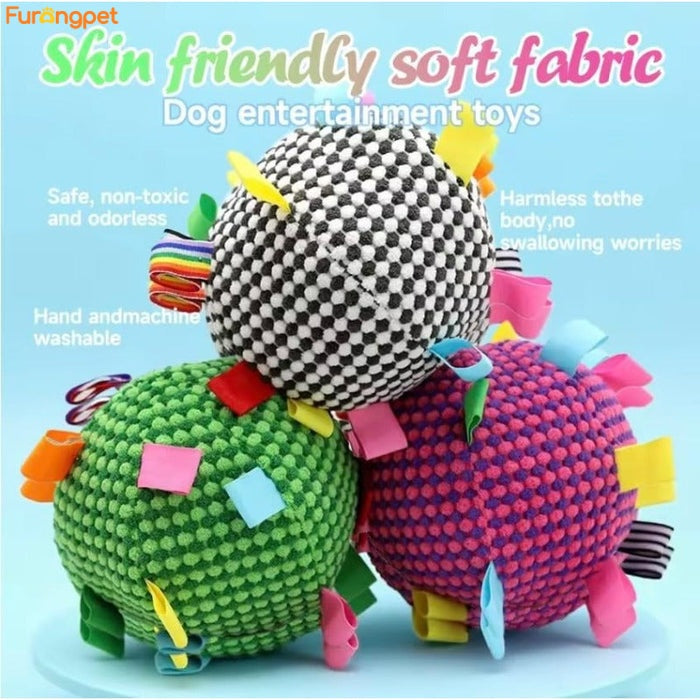 Interactive Plush Dog Toy