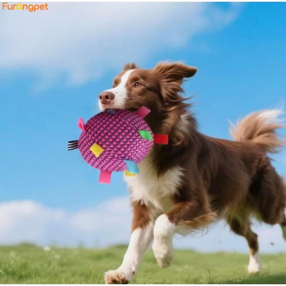 Interactive Plush Dog Toy