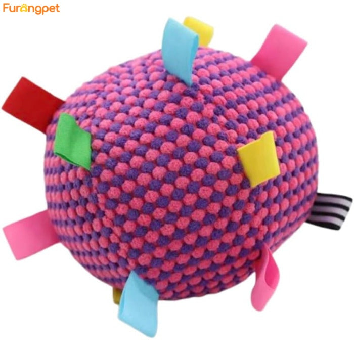 Interactive Plush Dog Toy