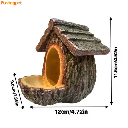 Vintage Treehouse Shape Bird Feeder
