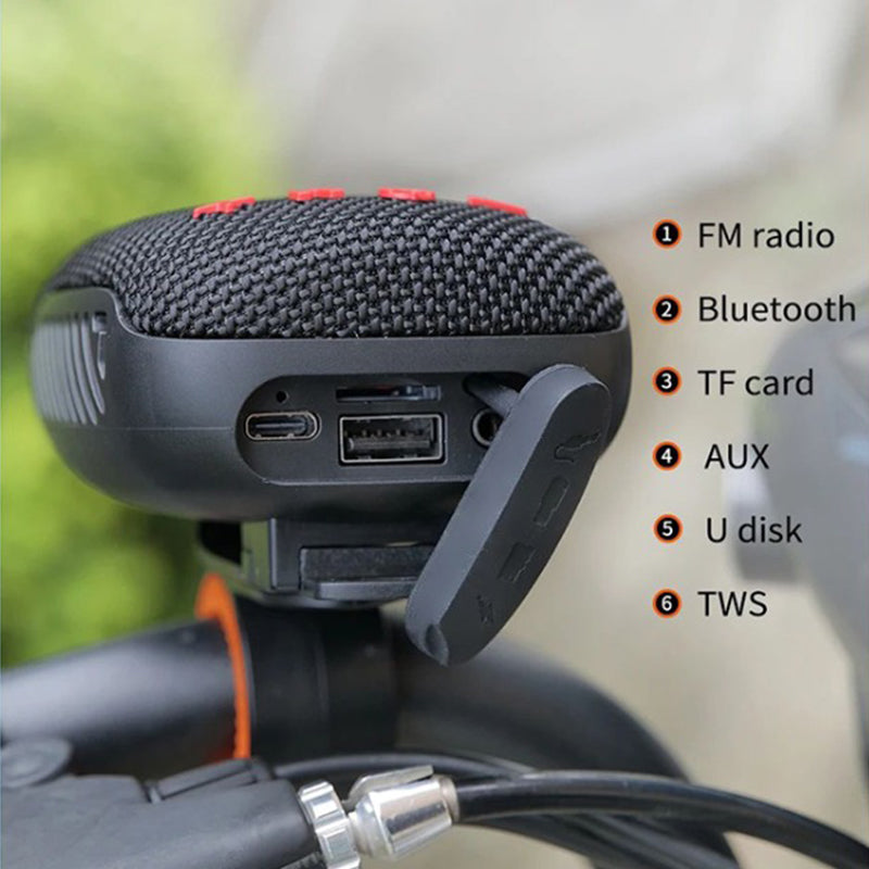 Bicycle Bluetooth Waterproof Speaker with Mount