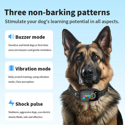 Rechargeable Smart Dog Bark Collar – Adjustable Anti-Bark Training for All Sizes