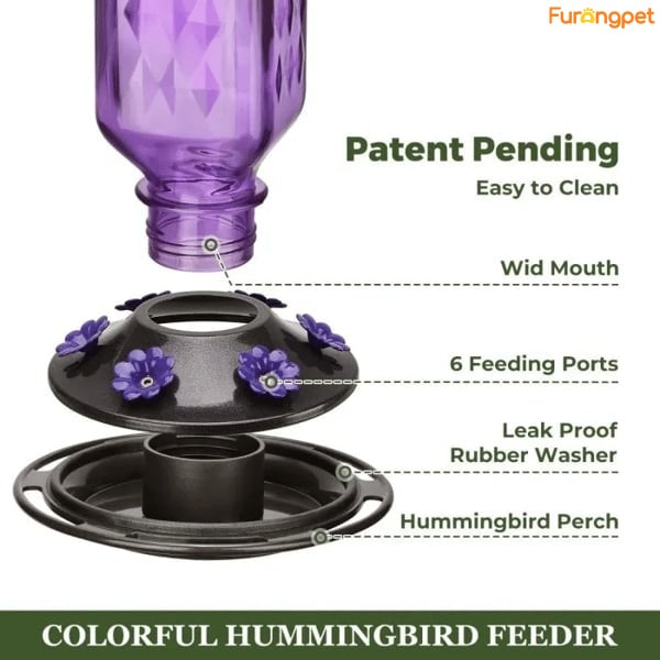 Furongpet™ Hummingbird Feeder - Leak-Proof Seal