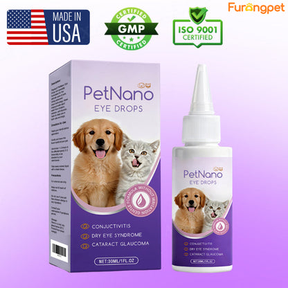 👩‍⚕️Furongpet™NanoCare Pet Eye Drops | Relieves Conjunctivitis, Dry Eyes, Cataracts, and Keratitis😸 🐶