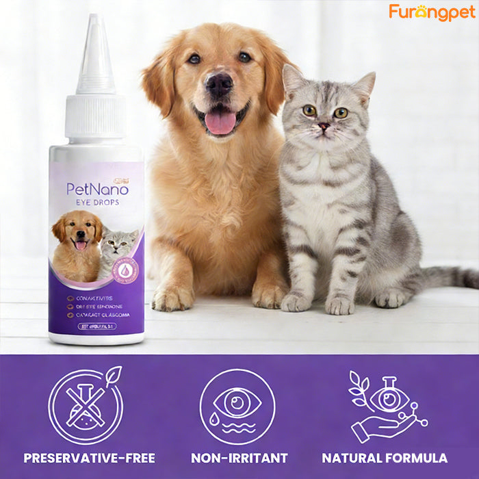 👩‍⚕️Furongpet™NanoCare Pet Eye Drops | Relieves Conjunctivitis, Dry Eyes, Cataracts, and Keratitis😸 🐶